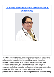Dr. Preeti Sharma Expert in Obstetrics & Gynecology
