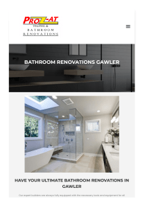 Bathroom Renovations Gawler