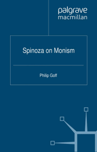Philip Goff (ed.) - Spinoza on Monism-Palgrave Macmillan (2012)