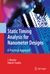 static timing analysis for nanometer design