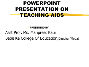 teaching aids manpreet