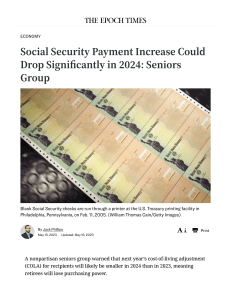 social-security-payment-increase-could-drop-significantly-in-2024-seniors-group 5265673.html