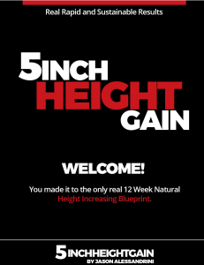 5 Inch Height Gain Blueprint: Grow Taller Naturally