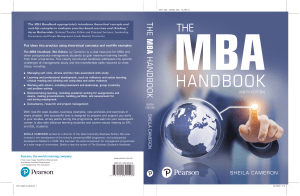 Sheila Cameron - The MBA Handbook  Academic and Professional Skills for Mastering Management (2021, Pearson) - libgen.li