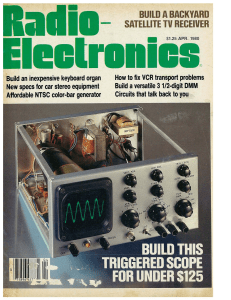 Radio-Electronics Magazine Cover, April 1980