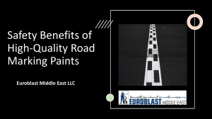 Safety Benefits of High-Quality Road Marking Paints