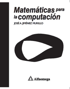 Matemáticas para la computación