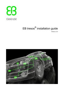1.1 EB tresos installation guide
