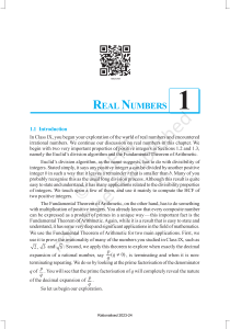 G10 CH1 REAL NUMBERS