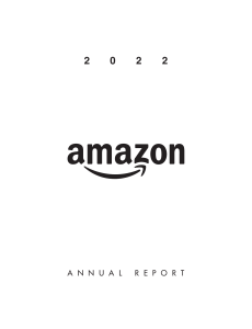 Amazon 2022 Annual Report