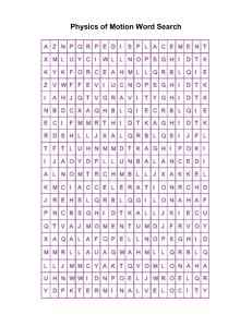 Physics & Electricity Worksheet: Word Search & Crossword