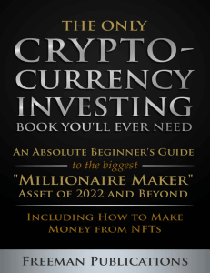 THE ONLY CRYPTOCURRENCY%0AINVESTING BOOK YOU'LL EVER NEED