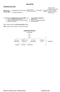 Management Accounting Lecture Notes