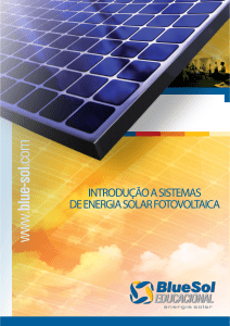 Introdução a Sistemas de Energia Solar Fotovoltaica