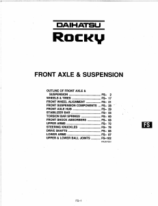 92Rocky-FS-Front Axle and Suspension