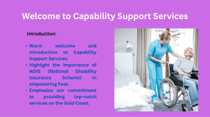 Welcome to Capability Support Services