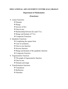 FUNCTIONS