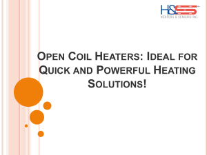 Quick and Powerful Heat: Benefits of Open Coil Heaters!