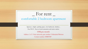 For rent  