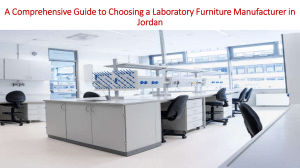 A Comprehensive Guide to Choosing a Laboratory Furniture Manufacturer in Jordan