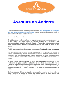 Aventura en Andorra | Atracciones de Andorra