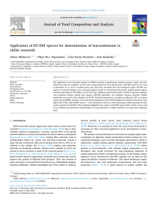 Application of EDXRF spectra for determination of macroelements in edible seaweeds