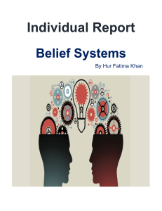 Belief Systems & Terrorism Report