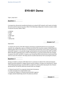 SY0-601 Demo Exam Questions & Answers