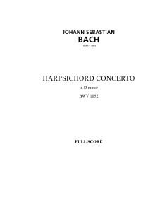 IMSLP737180-PMLP110817-Bach Harpsichord Concerto No.1 in D minor, BWV 1052 - Conductor Score