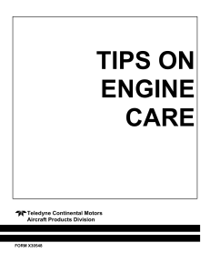 Continental Tips On Engine Care articles