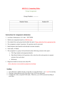 483CIS-2 Assignment 1