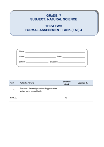NS 7 FAT 4 ENGLISH Investigates what happens when water boils