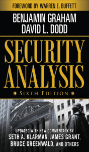 Security Analysis Textbook: Graham & Dodd, 6th Edition