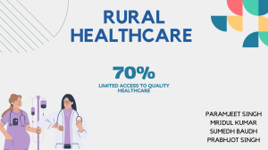 Rural Healthcare in India: Challenges & Solutions