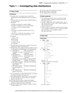 Data Distributions: Types, Plots, and Scales