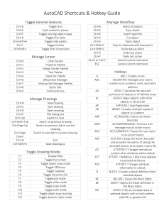 AutoCAD-Shortcutssssss