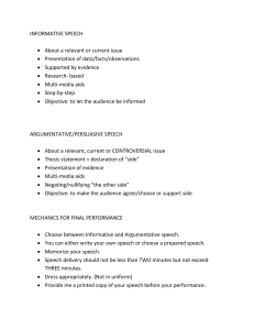 INFORMATIVE.ARGUMENTATIVE-SPEECHES