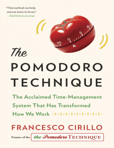 The Pomodoro Technique  The Acclaimed Time-Management System That Has Transformed How We Work ( PDFDrive )