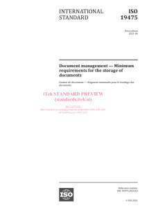 ISO 19475 2021 Document Management Minimum Requirements for the Storage of Documents
