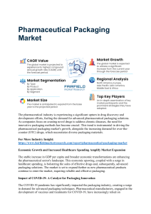 How COVID-19 and Sustainable Trends Are Shaping the Pharmaceutical Packaging Market