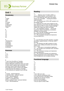 Business Partner B1+ WB answer key