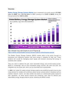 Challenges and Opportunities: Installing BESS in Remote Areas Remains a Key Market Focus