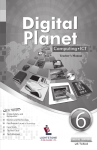 Digital Planet 6 Teachers Manual