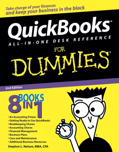 QuickBooks All-in-One Desk Reference for Dummies