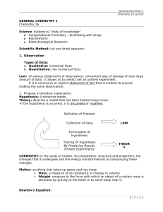 Chem 16 Lecture Notes