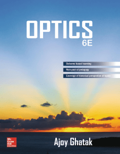 Ajoy Ghatak - Optics-McGraw Hill Education (2016)