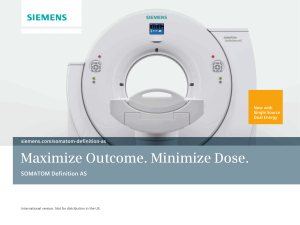 Siemens SOMATOM Definition AS CT Scanner Brochure