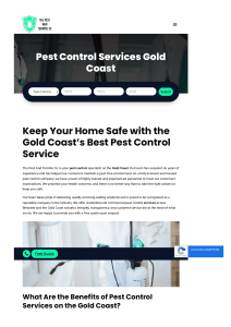 Pest Control Services Gold Coast