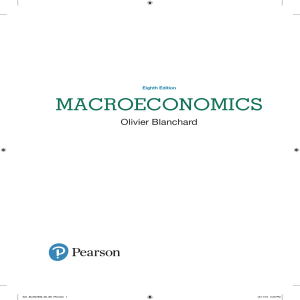 Macroeconomics Textbook by Olivier Blanchard