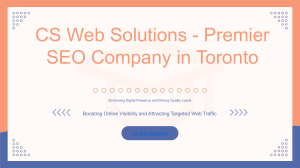 Boost Your Business with Expert Toronto SEO Services